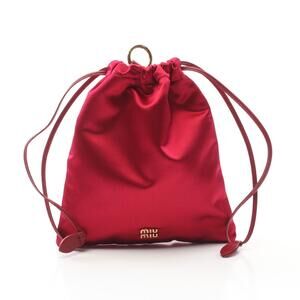 Miu Miu DUCHESSE pouch bag red